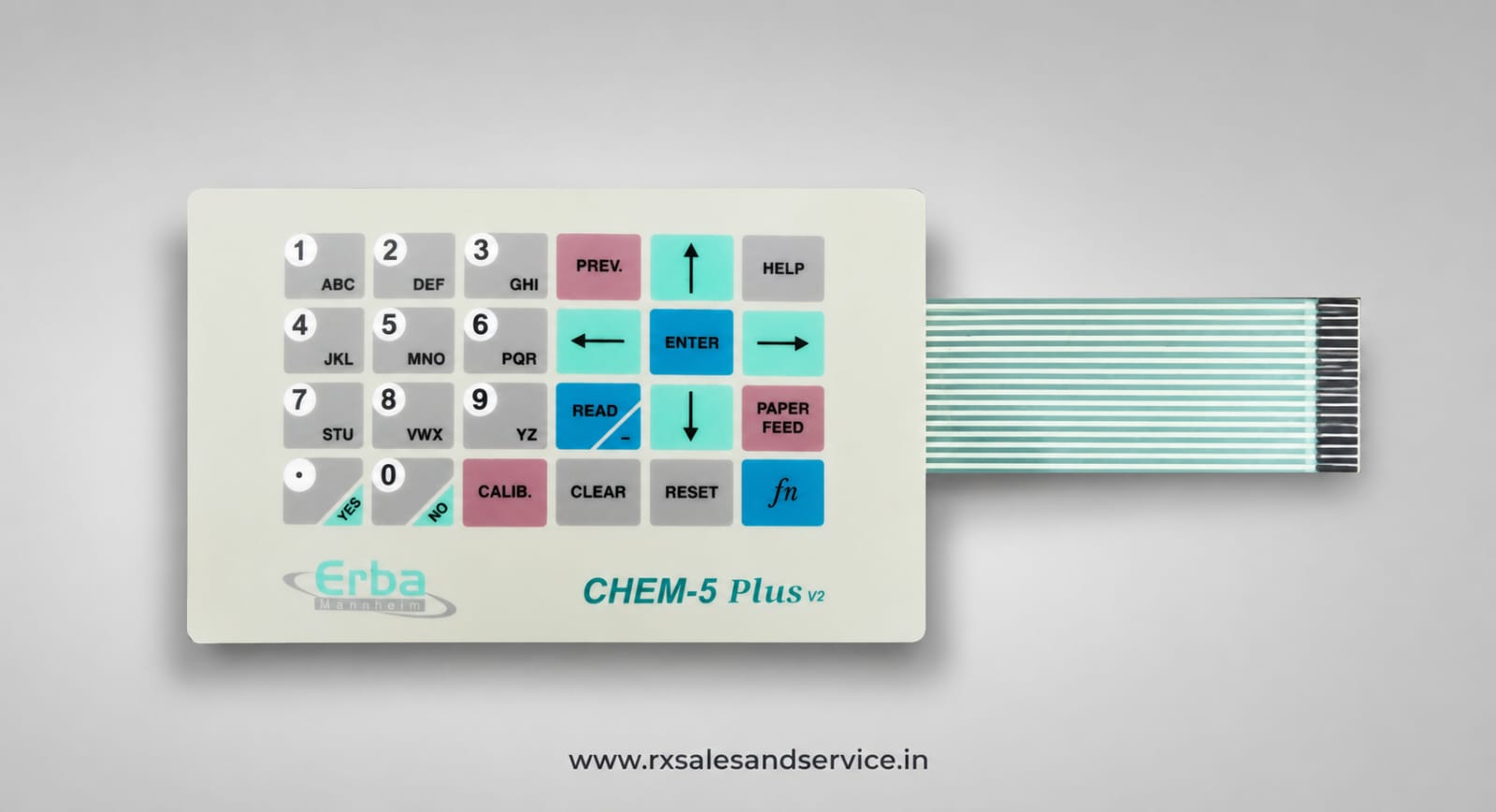 Erba Chem 5 V2 Keypad Compatiable